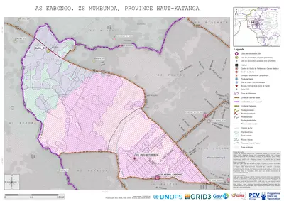 Microplanning: Kabongo, Mumbunda, Lubumbashi, Haut-Katanga, COD (2025)