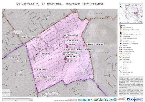 Microplanning: Mampala-2, Mumbunda, Lubumbashi, Haut-Katanga, COD (2025)