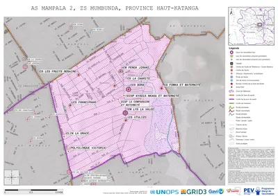Microplanning: Mampala-2, Mumbunda, Lubumbashi, Haut-Katanga, COD (2025)