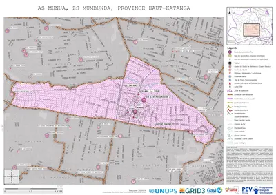 Microplanning: Munua, Mumbunda, Lubumbashi, Haut-Katanga, COD (2025)