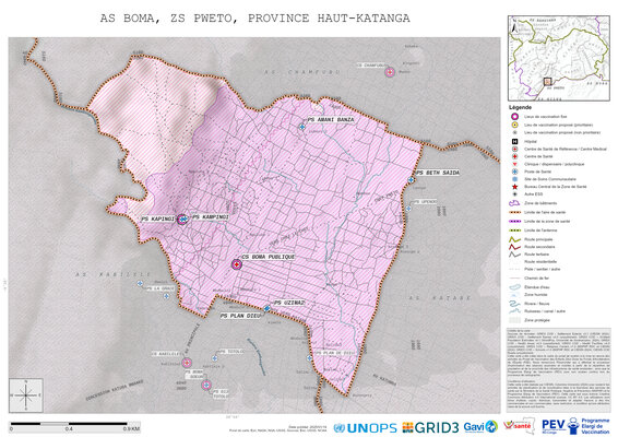 Microplanning: Boma, Pweto, Lubumbashi, Haut-Katanga, COD (2025)