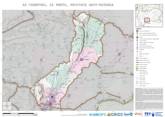 Microplanning: Chamfubu, Pweto, Lubumbashi, Haut-Katanga, COD (2025)