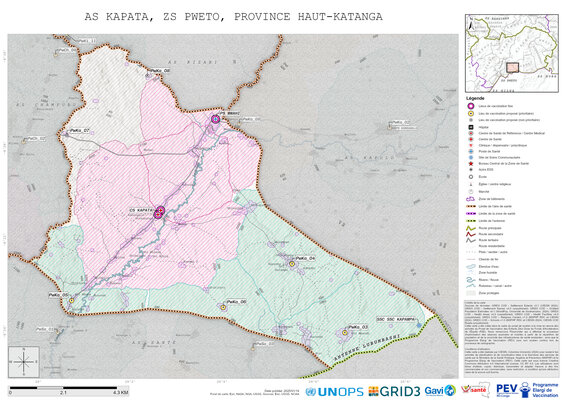 Microplanning: Kapata, Pweto, Lubumbashi, Haut-Katanga, COD (2025)
