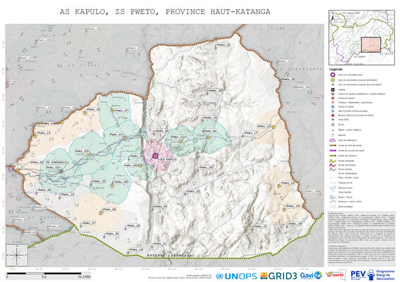 Microplanning: Kapulo, Pweto, Lubumbashi, Haut-Katanga, COD (2025)