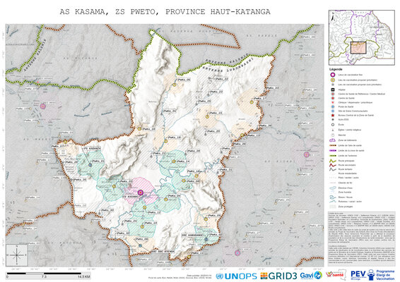 Microplanning: Kasama, Pweto, Lubumbashi, Haut-Katanga, COD (2025)