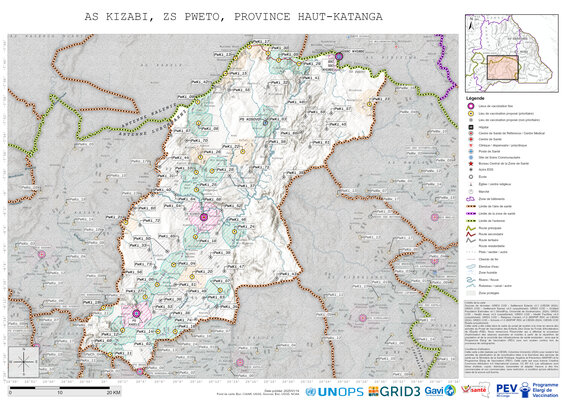 Microplanning: Kizabi, Pweto, Lubumbashi, Haut-Katanga, COD (2025)