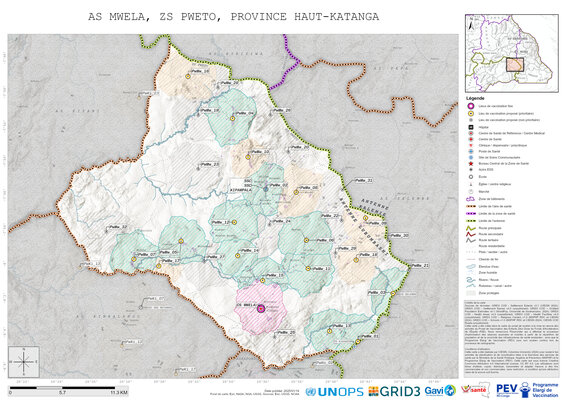 Microplanning: Mwela, Pweto, Lubumbashi, Haut-Katanga, COD (2025)
