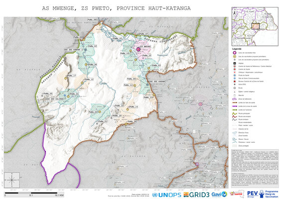 Microplanning: Mwenge, Pweto, Lubumbashi, Haut-Katanga, COD (2025)