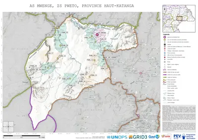 Microplanning: Mwenge, Pweto, Lubumbashi, Haut-Katanga, COD (2025)
