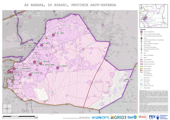 Microplanning: Baraka, Ruashi, Lubumbashi, Haut-Katanga, COD (2025)