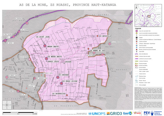 Microplanning: De-La-Mine, Ruashi, Lubumbashi, Haut-Katanga, COD (2025)