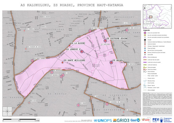 Microplanning: Kalukuluku, Ruashi, Lubumbashi, Haut-Katanga, COD (2025)