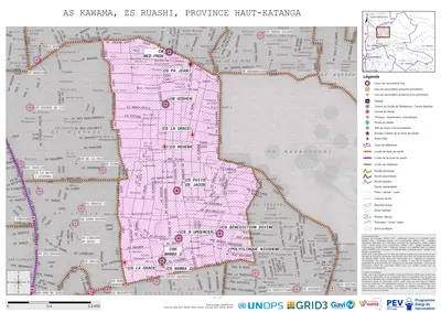 Microplanning: Kawama, Ruashi, Lubumbashi, Haut-Katanga, COD (2025)