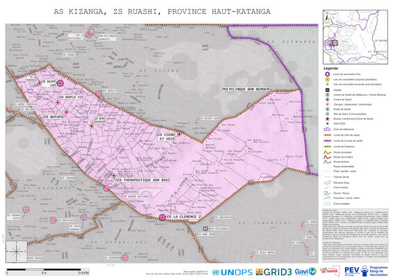 Microplanning: Kizanga, Ruashi, Lubumbashi, Haut-Katanga, COD (2025)