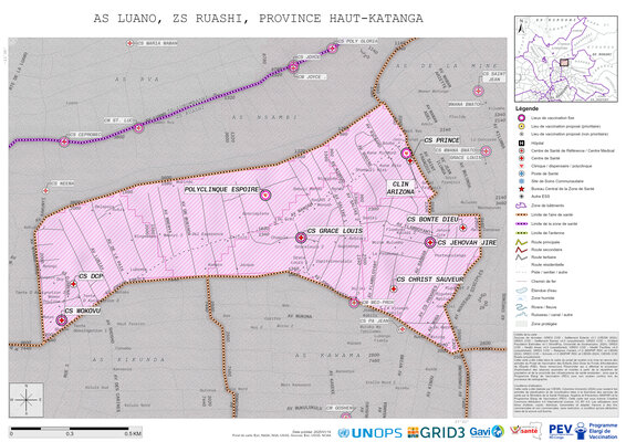 Microplanning: Luano, Ruashi, Lubumbashi, Haut-Katanga, COD (2025)