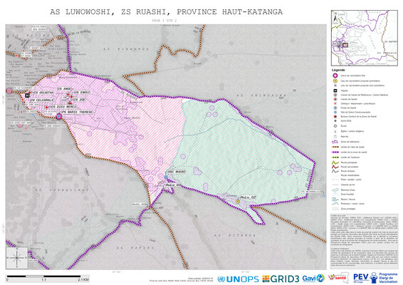 Microplanning: Luwowoshi, Ruashi, Lubumbashi, Haut-Katanga, COD (2025)