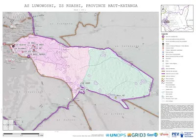 Microplanning: Luwowoshi, Ruashi, Lubumbashi, Haut-Katanga, COD (2025)