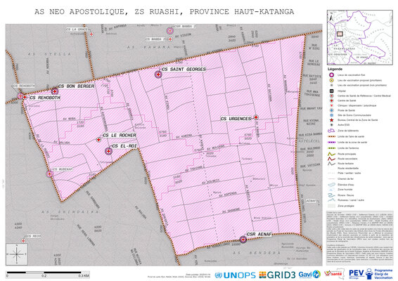 Microplanning: Neo-Apostolique, Ruashi, Lubumbashi, Haut-Katanga, COD (2025)