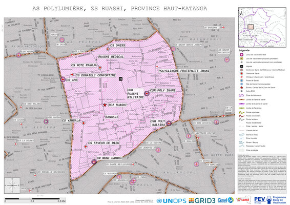 Microplanning: Polylumire, Ruashi, Lubumbashi, Haut-Katanga, COD (2025)