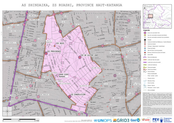 Microplanning: Shindaika, Ruashi, Lubumbashi, Haut-Katanga, COD (2025)