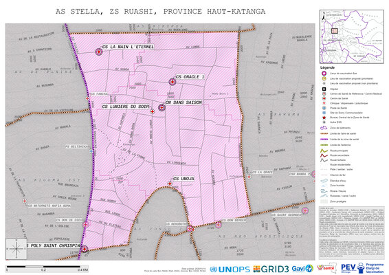 Microplanning: Stella, Ruashi, Lubumbashi, Haut-Katanga, COD (2025)