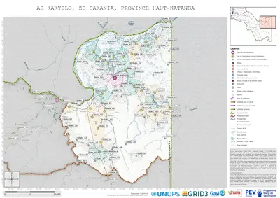 Microplanning: Kakyelo, Sakania, Lubumbashi, Haut-Katanga, COD (2025)