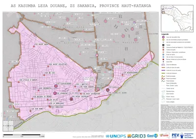 Microplanning: Kasumba-Lesa-Douane, Sakania, Lubumbashi, Haut-Katanga, COD (2025)