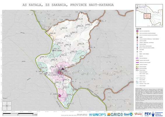 Microplanning: Katala, Sakania, Lubumbashi, Haut-Katanga, COD (2025)