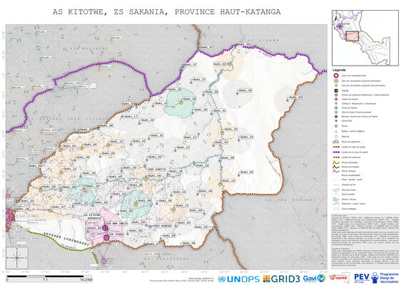 Microplanning: Kitotwe, Sakania, Lubumbashi, Haut-Katanga, COD (2025)