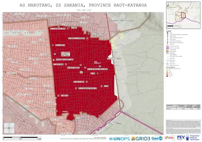 Comprehensive Dtp1: Makutano, Sakania, Lubumbashi, Haut-Katanga, COD (2025)