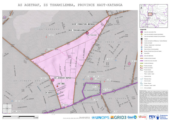 Microplanning: Agetraf, Tshamilemba, Lubumbashi, Haut-Katanga, COD (2025)
