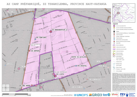 Microplanning: Camp-Prfabriqu, Tshamilemba, Lubumbashi, Haut-Katanga, COD (2025)