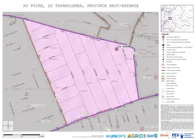 Microplanning: Foire, Tshamilemba, Lubumbashi, Haut-Katanga, COD (2025)