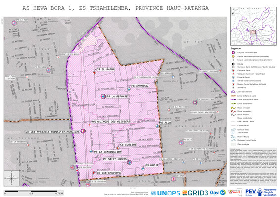 Microplanning: Hewa-Bora-1, Tshamilemba, Lubumbashi, Haut-Katanga, COD (2025)