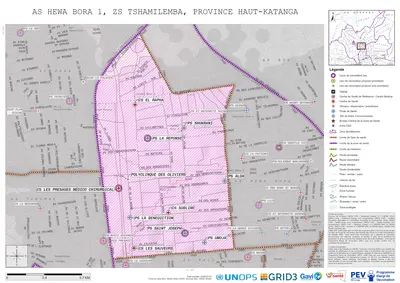 Microplanning: Hewa-Bora-1, Tshamilemba, Lubumbashi, Haut-Katanga, COD (2025)