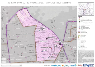 Microplanning: Hewa-Bora-2, Tshamilemba, Lubumbashi, Haut-Katanga, COD (2025)