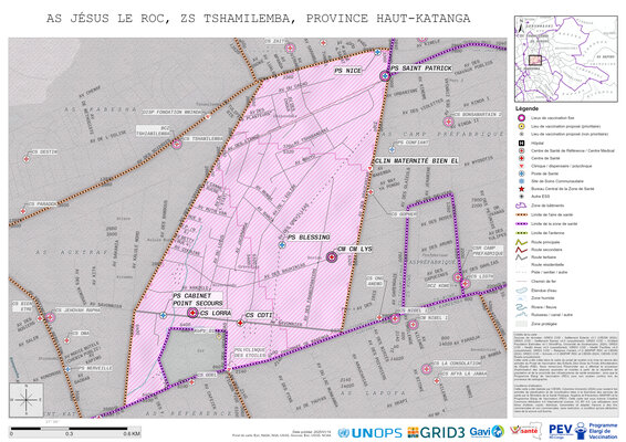 Microplanning: Jsus-Le-Roc, Tshamilemba, Lubumbashi, Haut-Katanga, COD (2025)