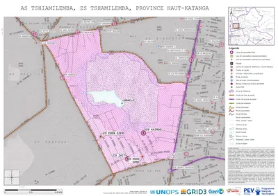 Microplanning: Tshiamilemba, Tshamilemba, Lubumbashi, Haut-Katanga, COD (2025)