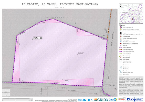 Microplanning: Flotte, Vangu, Lubumbashi, Haut-Katanga, COD (2025)