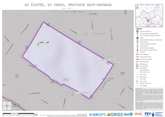Microplanning: Flotte, Vangu, Lubumbashi, Haut-Katanga, COD (2025)
