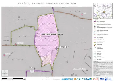 Microplanning: Gnie, Vangu, Lubumbashi, Haut-Katanga, COD (2025)
