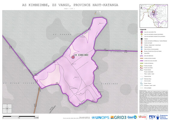 Microplanning: Kimbeimbe, Vangu, Lubumbashi, Haut-Katanga, COD (2025)