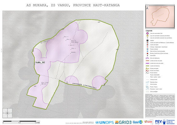 Microplanning: Mukaka, Vangu, Lubumbashi, Haut-Katanga, COD (2025)