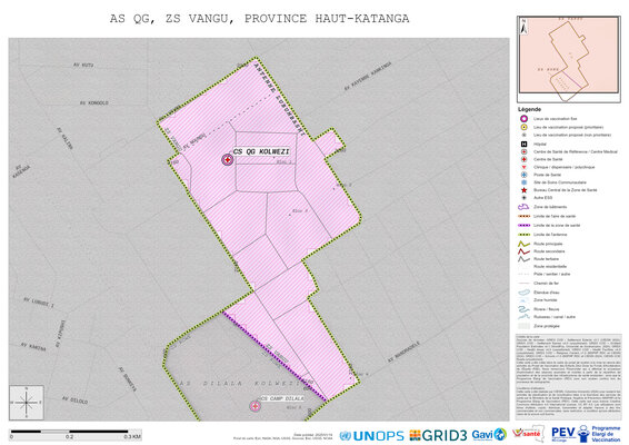 Microplanning: Qg, Vangu, Lubumbashi, Haut-Katanga, COD (2025)