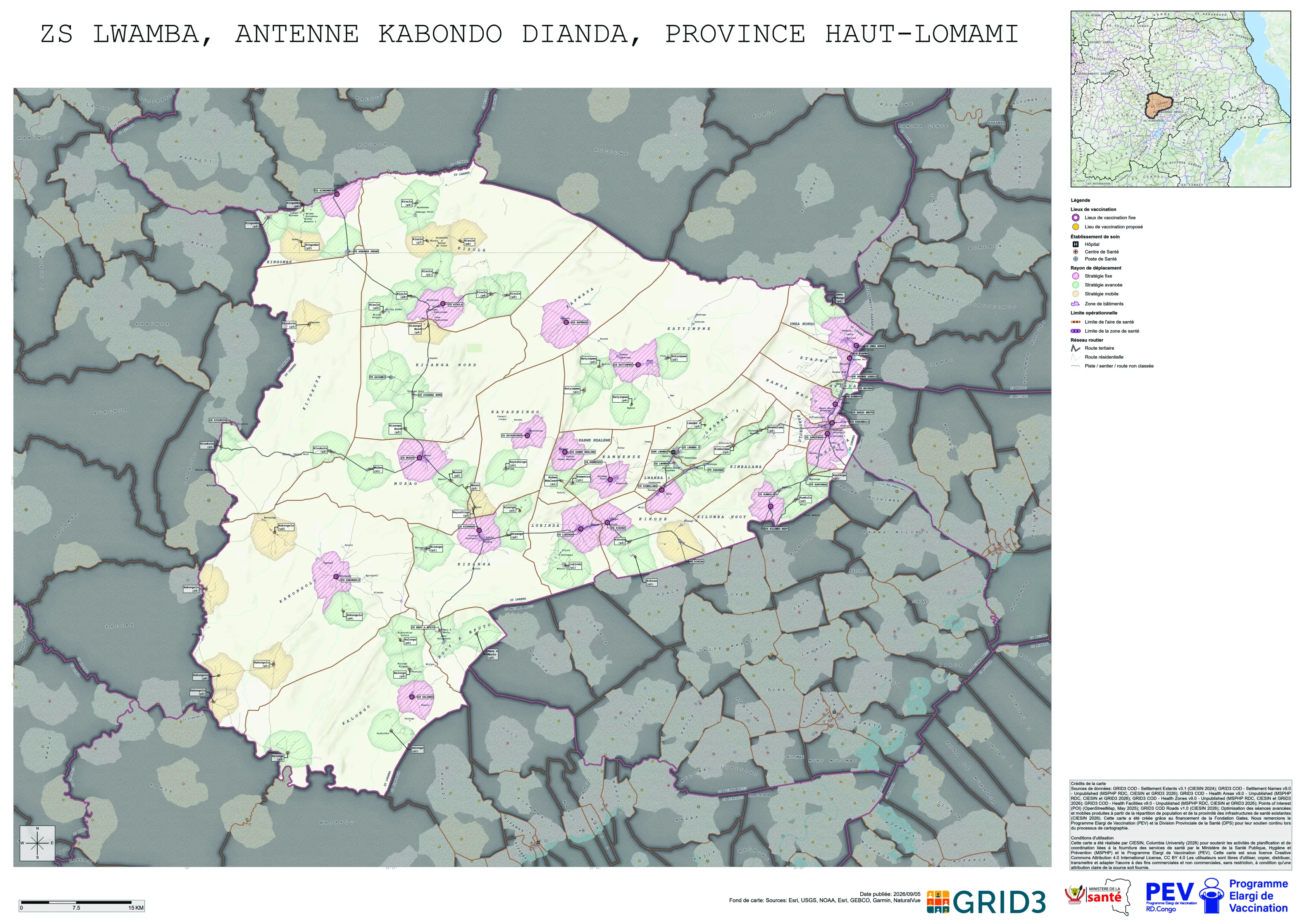 Microplanning: Lwamba, Kabondo-Dianda, Haut-Lomami, COD (2026)