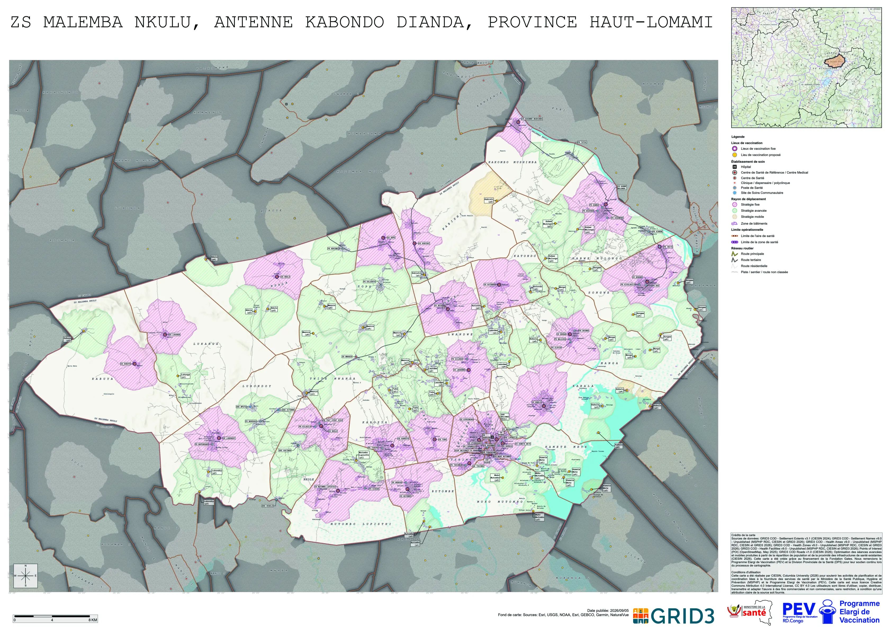 Microplanning: Malemba-Nkulu, Kabondo-Dianda, Haut-Lomami, COD (2026)