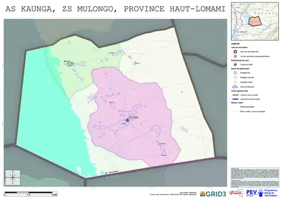 Microplanning: Kaunga, Mulongo, Kabondo-Dianda, Haut-Lomami, COD (2026)