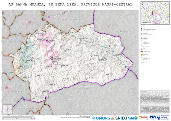 Microplanning: Bakwa-Muanza, Bena-Leka, Kananga, Kasai-Central, COD (2025)