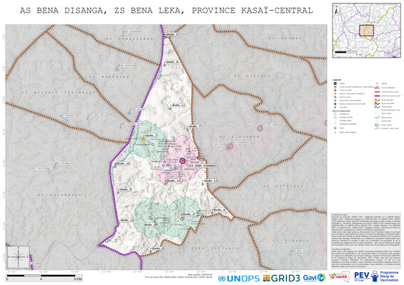 Microplanning: Bena-Disanga, Bena-Leka, Kananga, Kasai-Central, COD (2025)