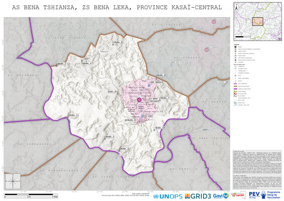 Microplanning: Bena-Tshianza, Bena-Leka, Kananga, Kasai-Central, COD (2025)